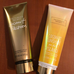 2 set: VICTORIA'S SECRET Coconut Brand LOTIONS